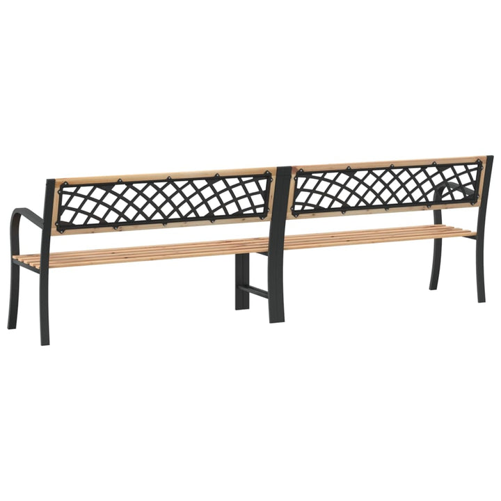 Trädgårdsbänk Dubbel 238 Cm Kinesiskt Granträ