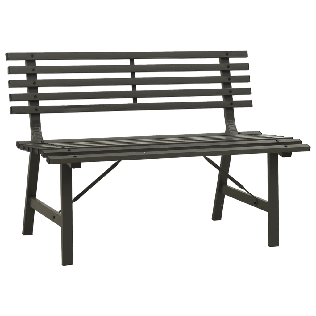Trädgårdsbänk 110 Cm Stål