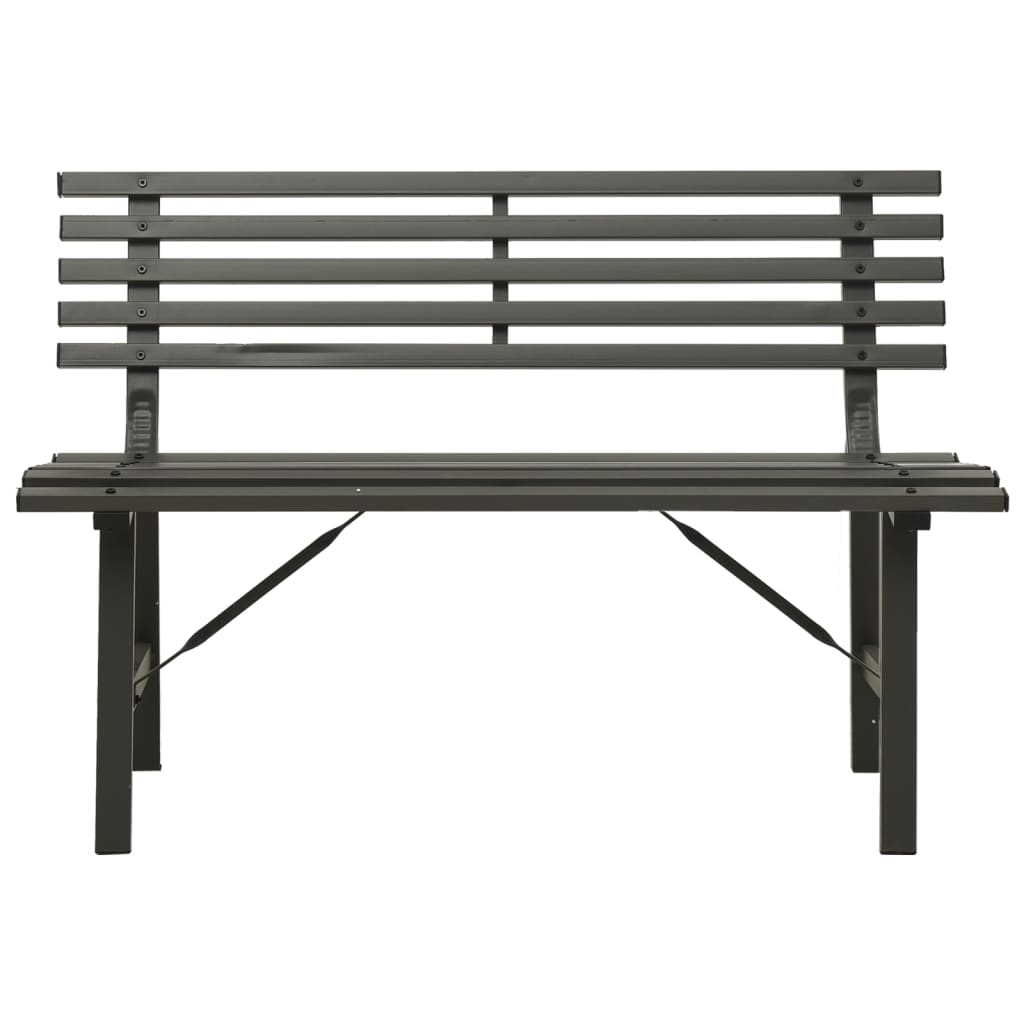 Trädgårdsbänk 110 Cm Stål