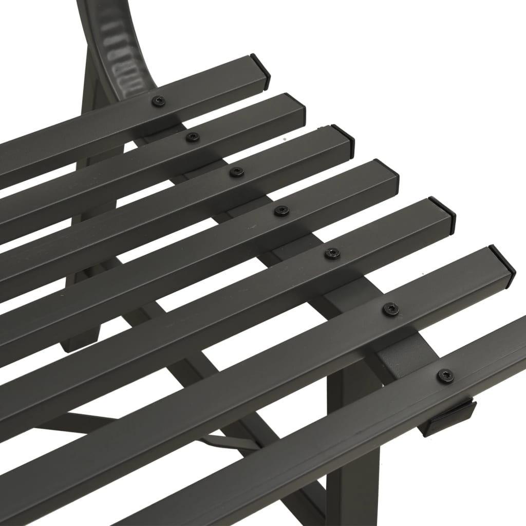 Trädgårdsbänk 110 Cm Stål