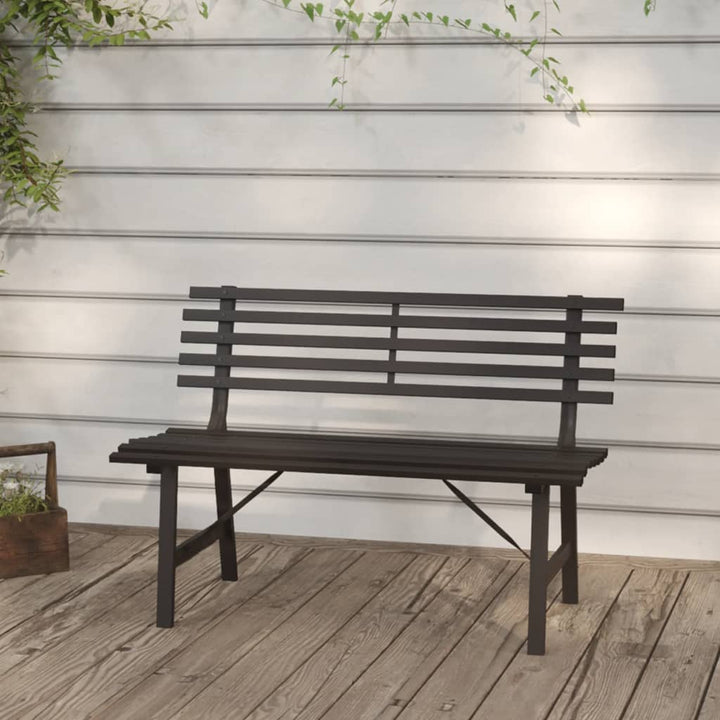 Trädgårdsbänk 110 Cm Stål