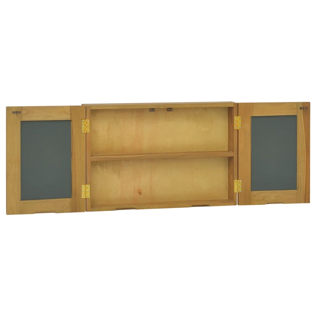 Spegelskåp 60X10X40 Cm Massiv Teak