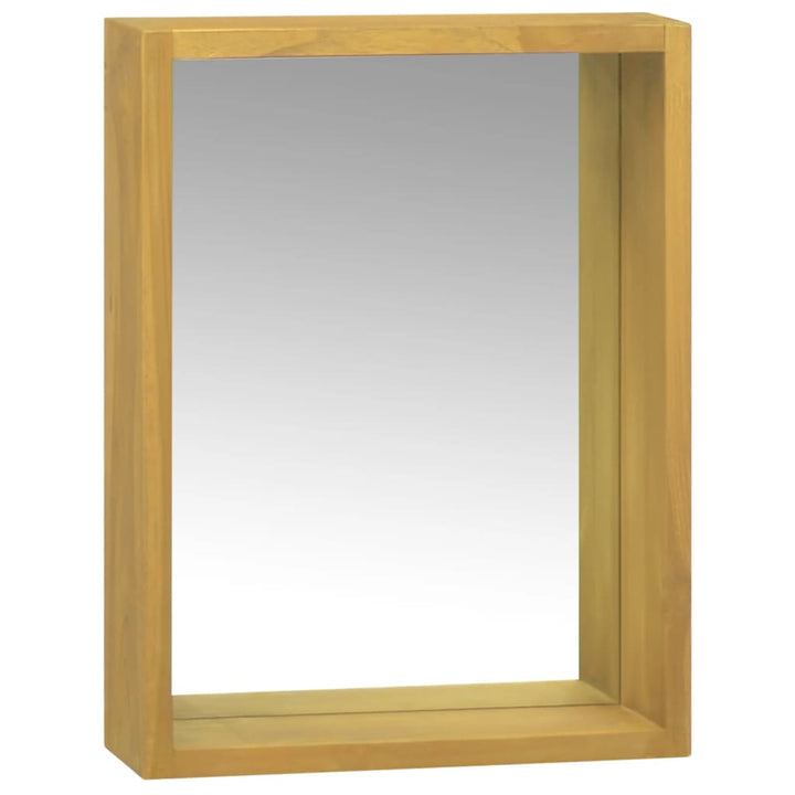 Spegelskåp 30X10X40 Cm Massiv Teak