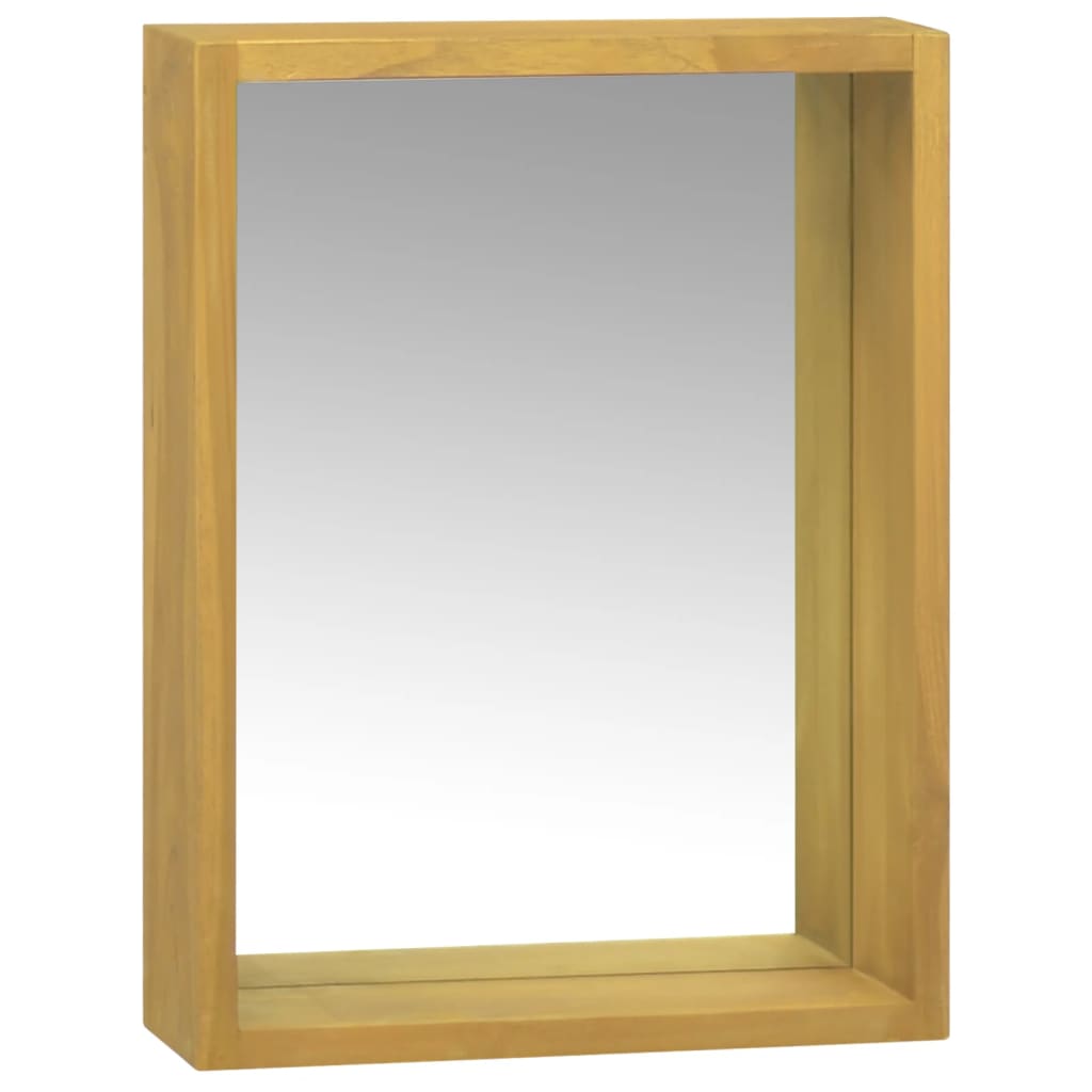 Spegelskåp 30X10X40 Cm Massiv Teak