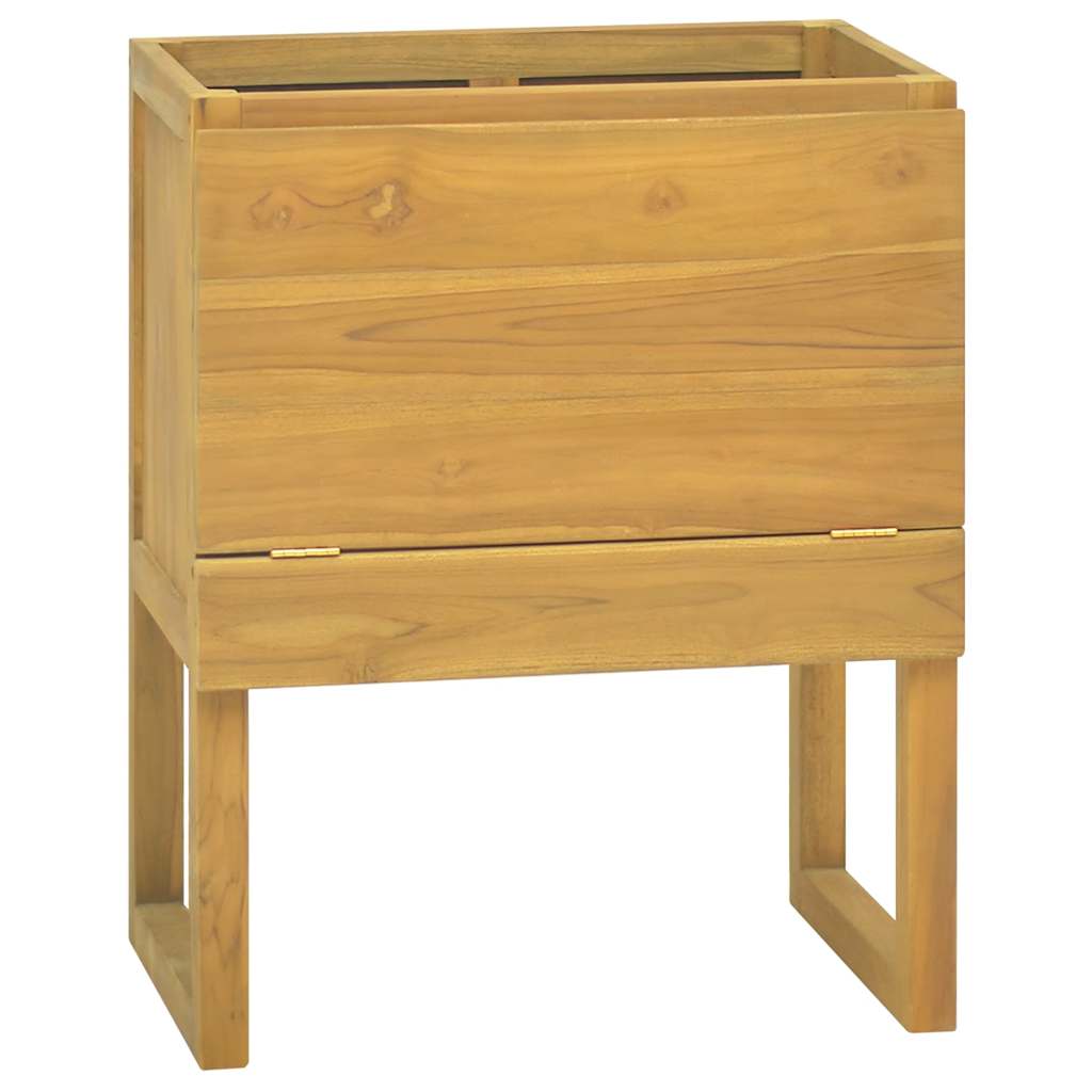 Badrumsskåp Massivt Teakträ