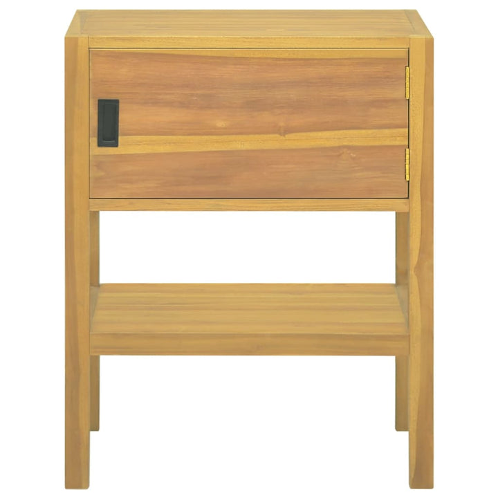 Badrumsskåp 60X40X75 Cm Massivt Teakträ