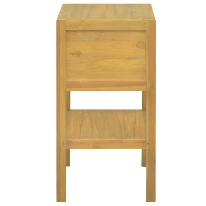 Badrumsskåp 60X40X75 Cm Massivt Teakträ