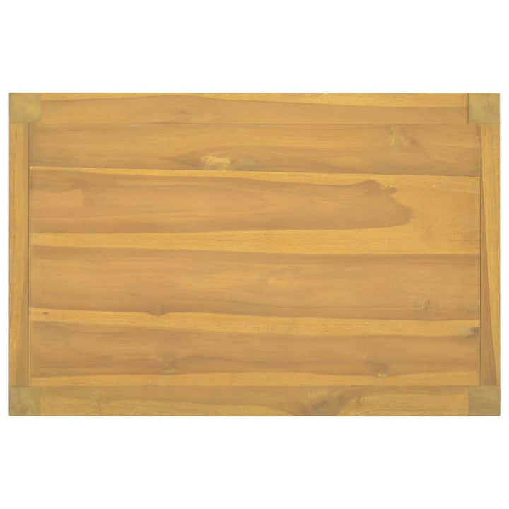 Badrumsskåp 60X40X75 Cm Massivt Teakträ