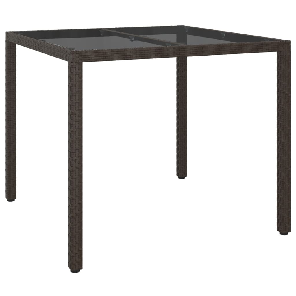 Utebord Härdat Glas Och Konstrotting