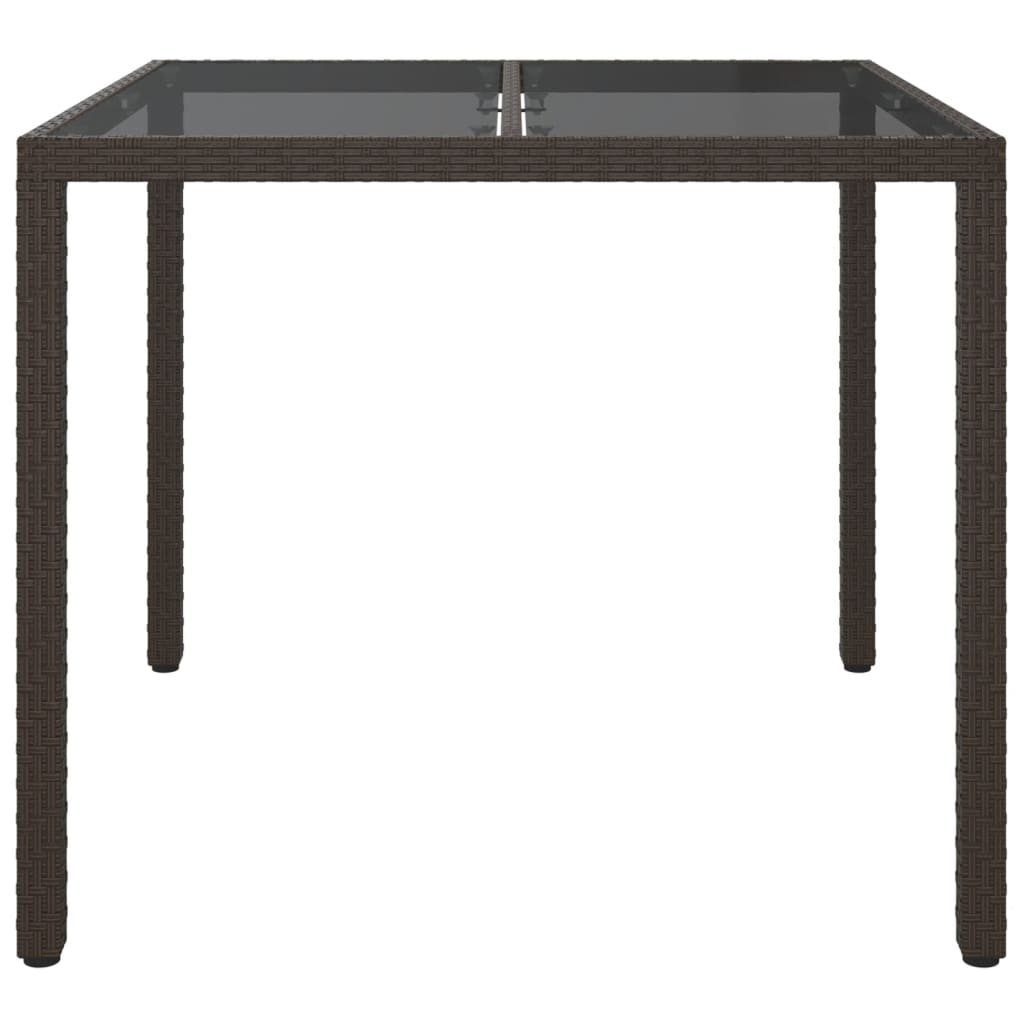 Utebord Härdat Glas Och Konstrotting