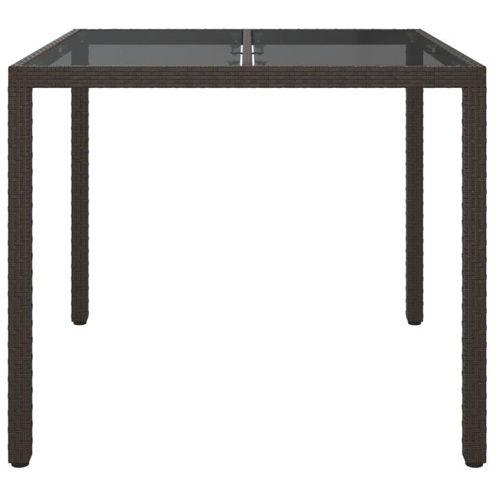 Utebord Härdat Glas Och Konstrotting