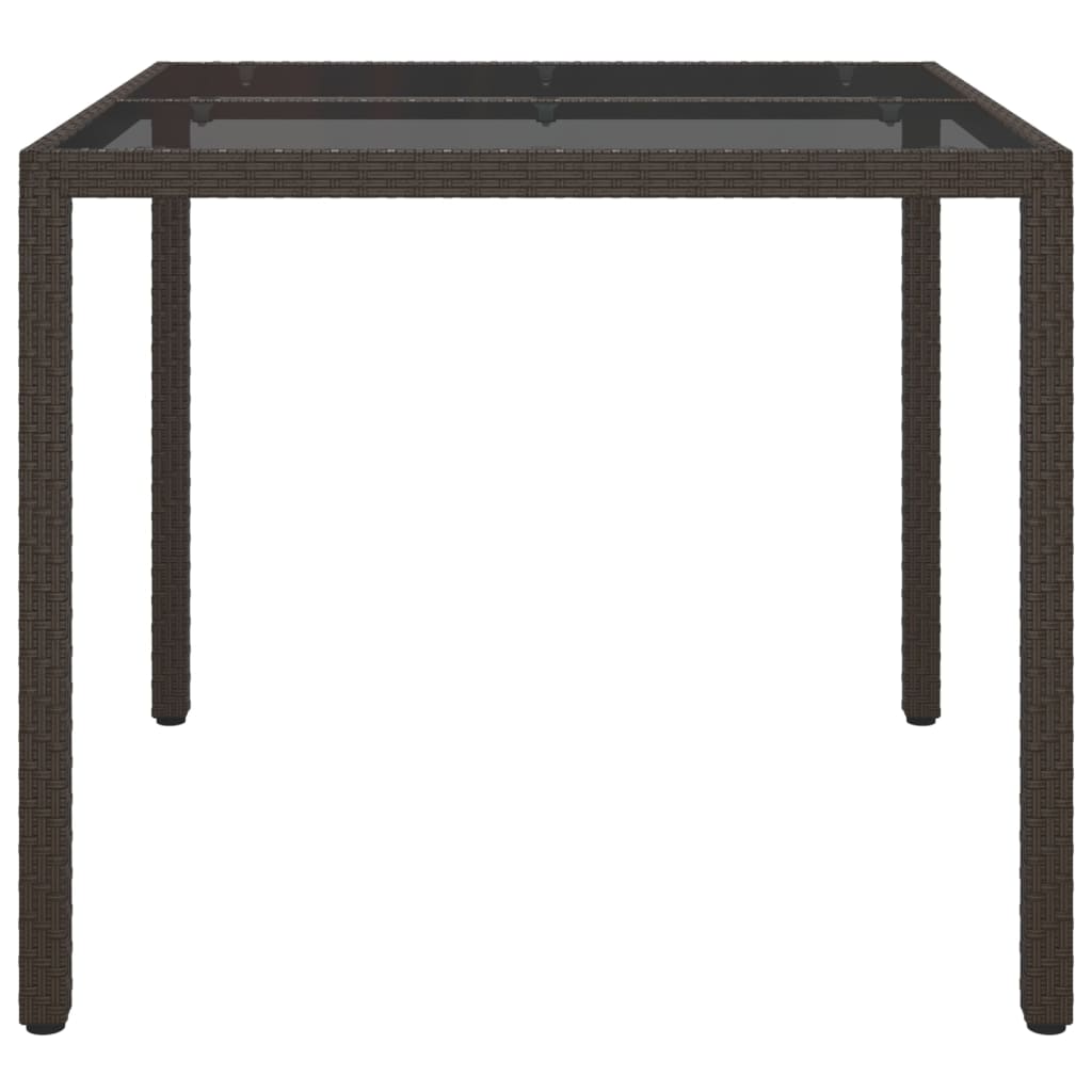 Utebord Härdat Glas Och Konstrotting