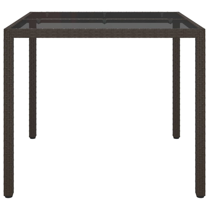 Utebord Härdat Glas Och Konstrotting