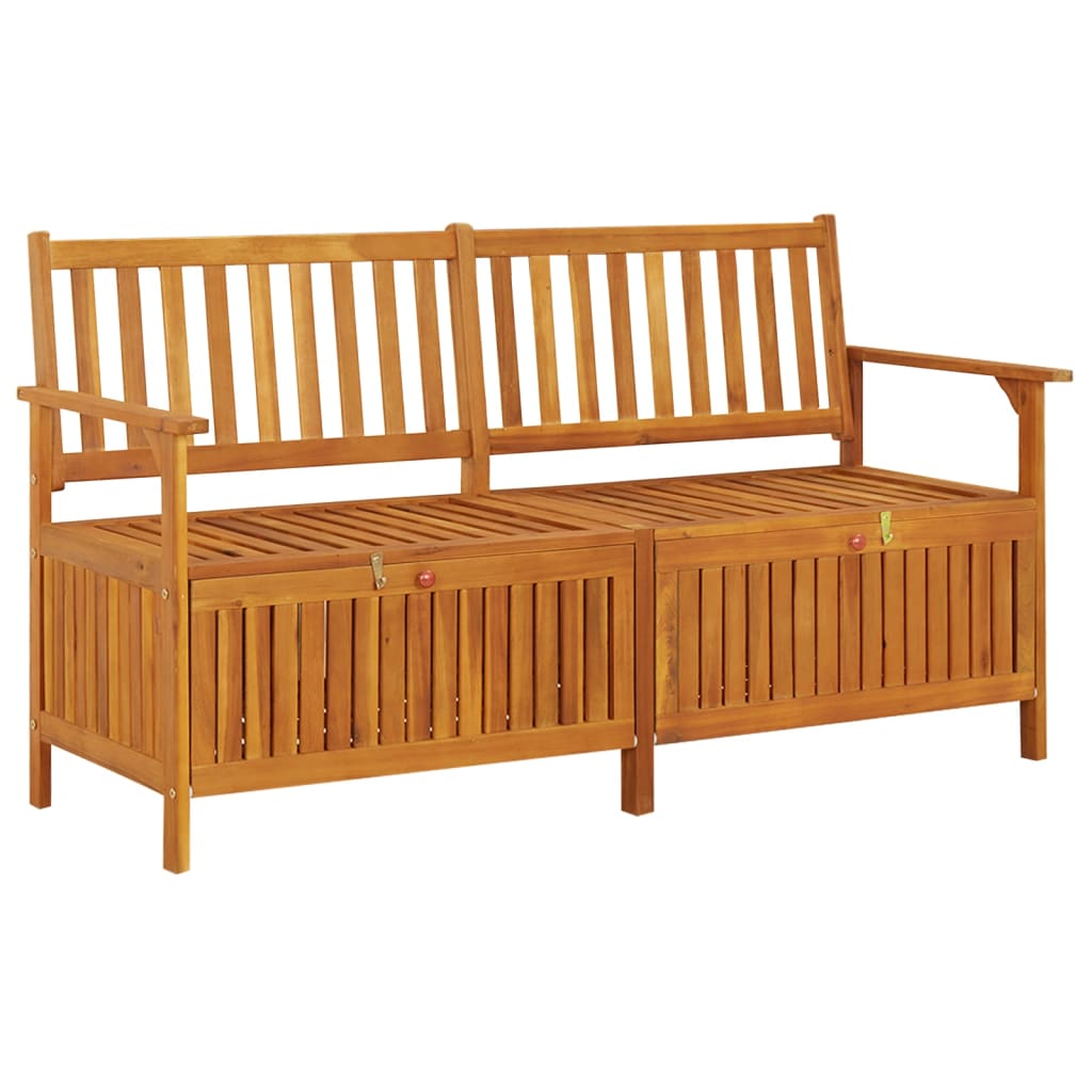 Förvaringsbänk 170 Cm Massivt Akaciaträ