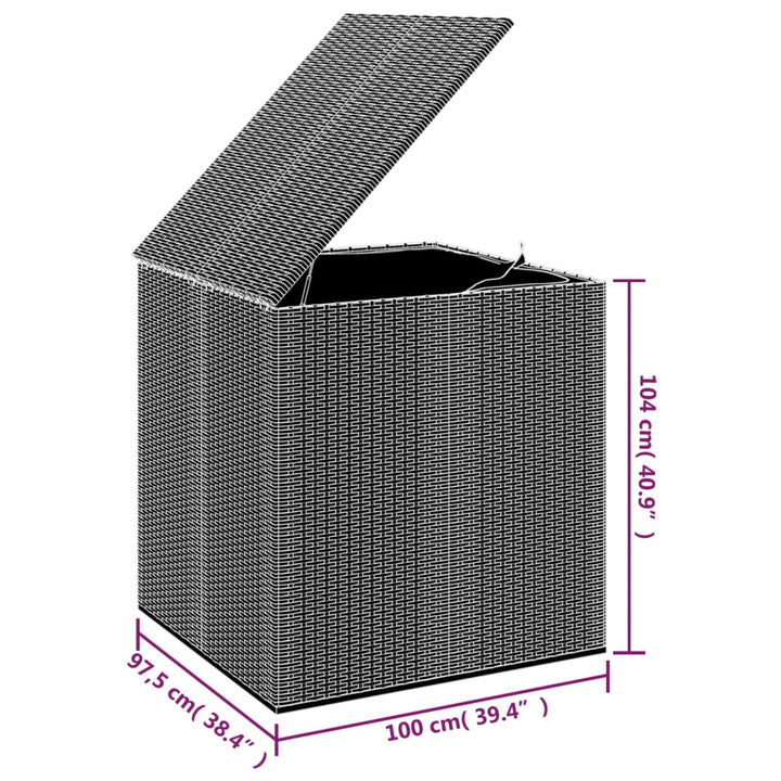Dynbox Pe-Rotting 100X97,5X104 Cm