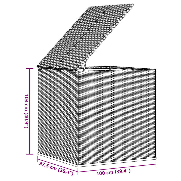 Dynbox Pe-Rotting 100X97,5X104 Cm