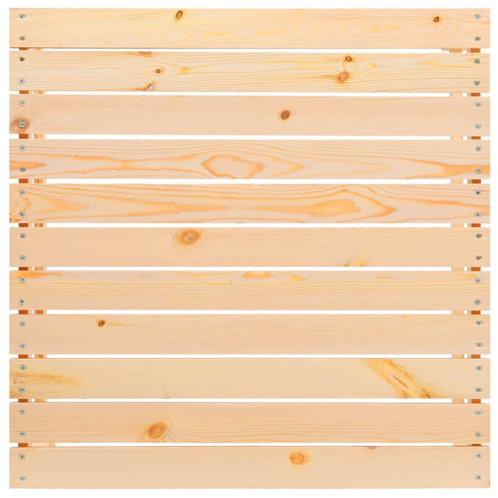 Loungegrupp Med Gräddvita Dynor 3 Delar Massiv Furu