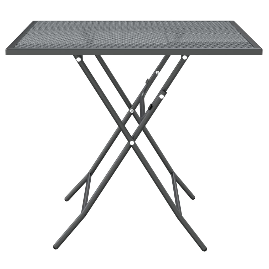 Trädgårdsbord Sträckmetall Antracit