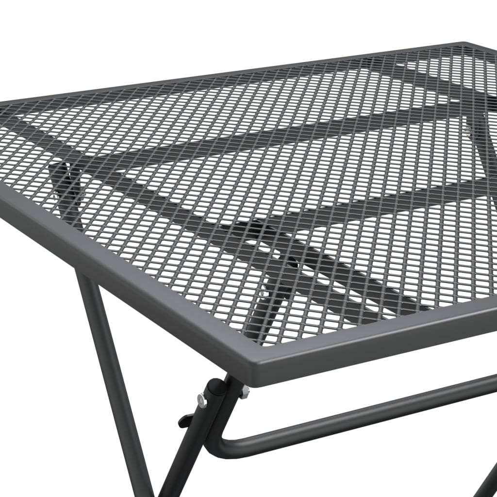 Trädgårdsbord Sträckmetall Antracit