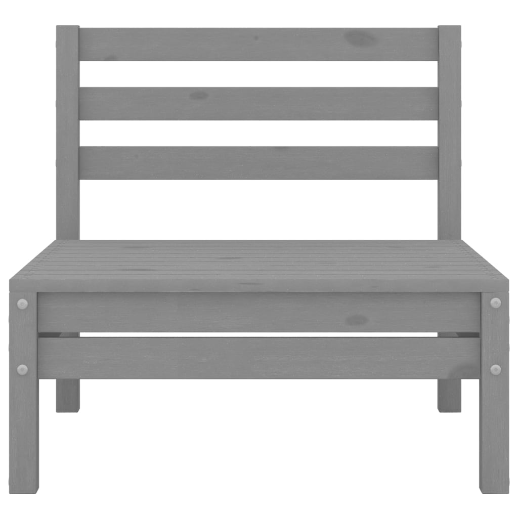 Trädgårdssoffa 2-Sits Massiv Furu