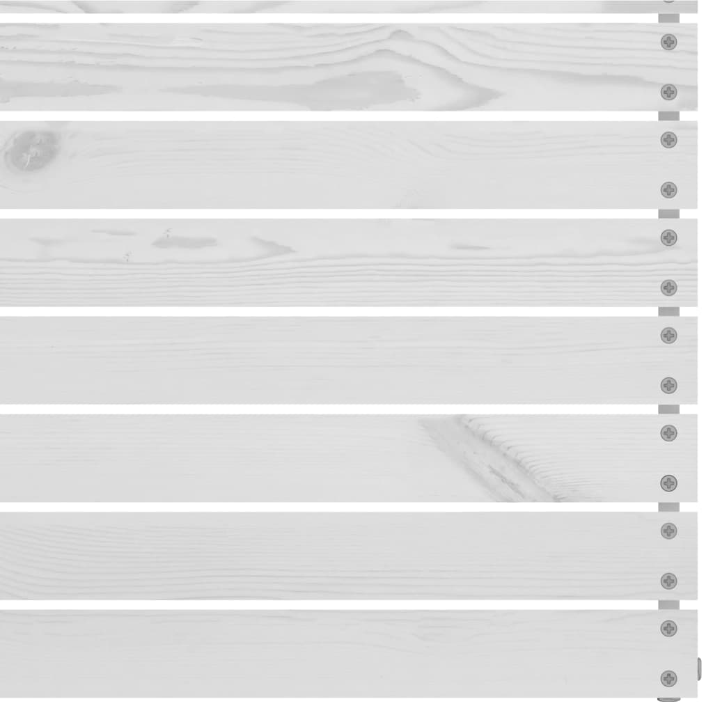 Loungegrupp För Trädgården 3 Delar Massiv Furu