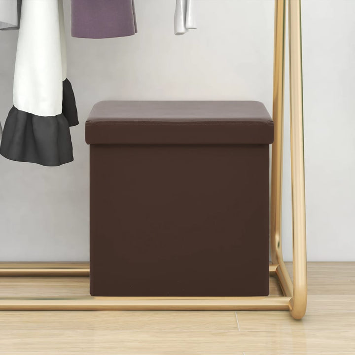 Hopfällbar Förvaringspall Pvc