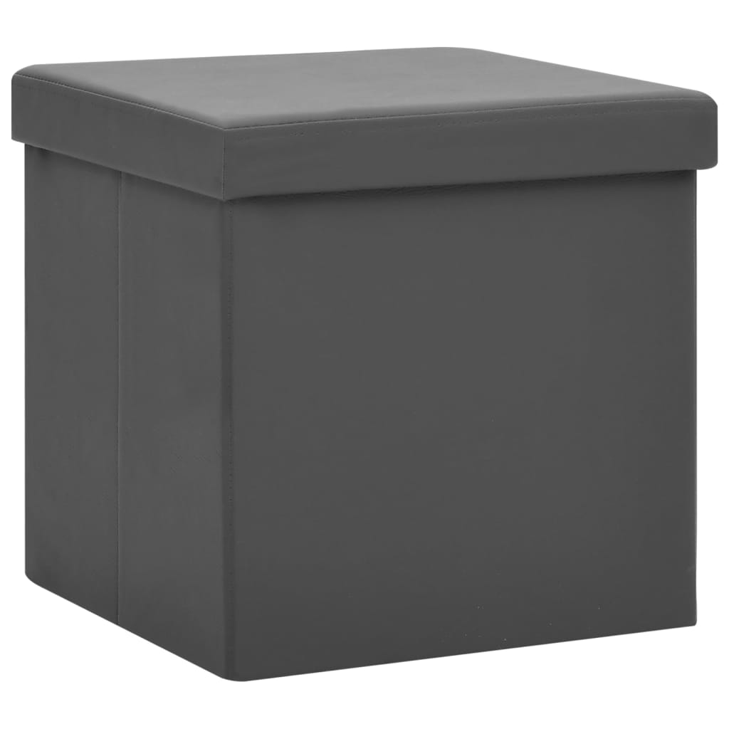 Hopfällbar Förvaringspall Pvc
