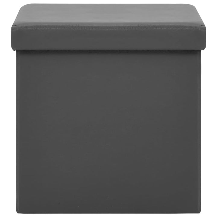 Hopfällbar Förvaringspall Pvc