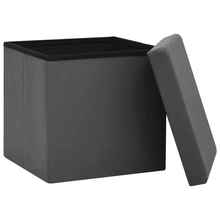Hopfällbar Förvaringspall Pvc
