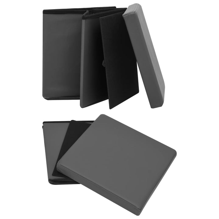 Hopfällbar Förvaringspall Pvc