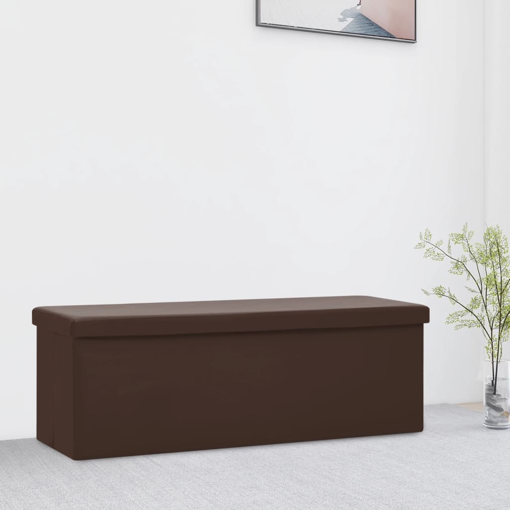 Hopfällbar Förvaringsbänk Pvc