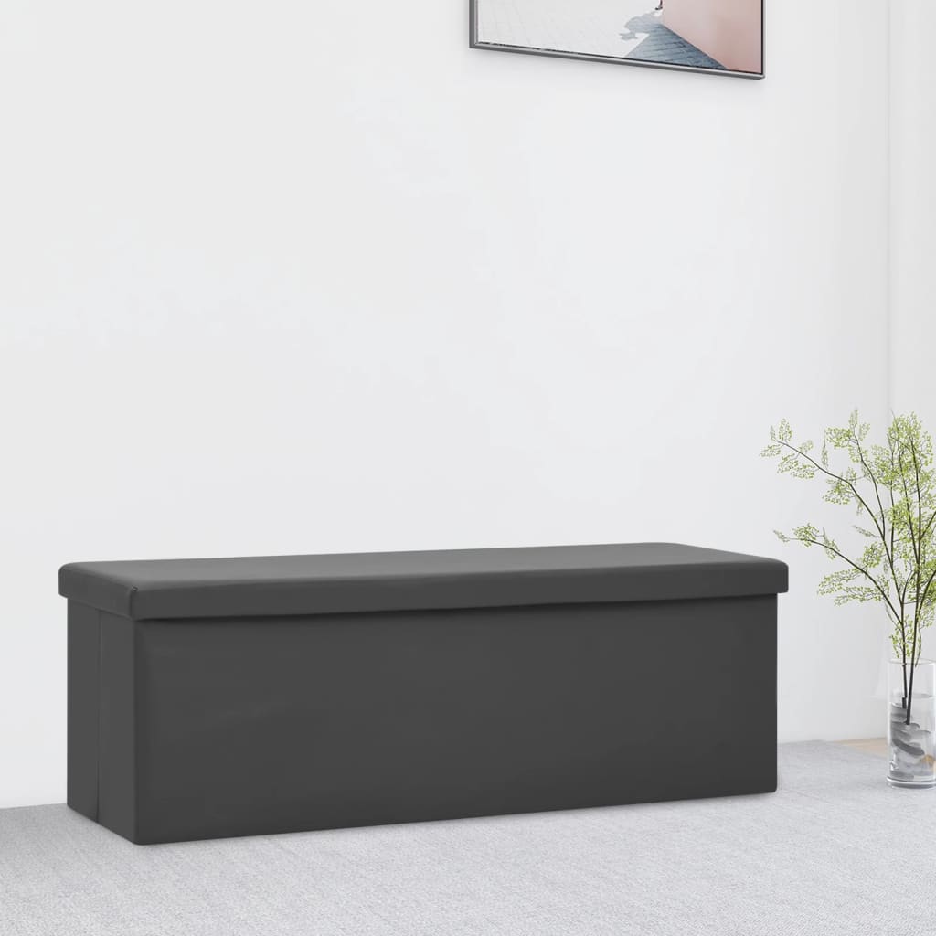 Hopfällbar Förvaringsbänk Pvc
