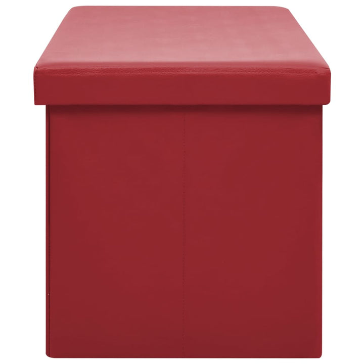 Hopfällbar Förvaringsbänk Pvc