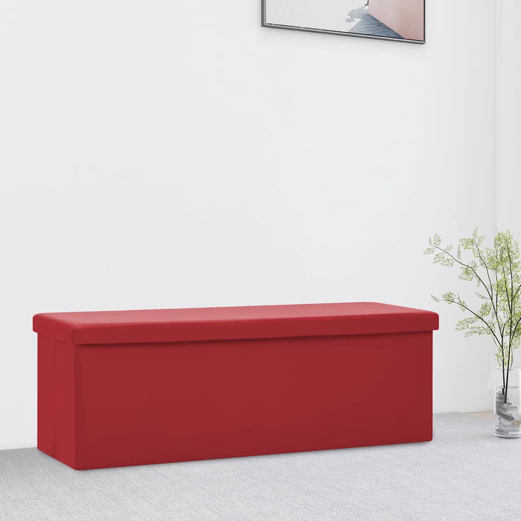 Hopfällbar Förvaringsbänk Pvc