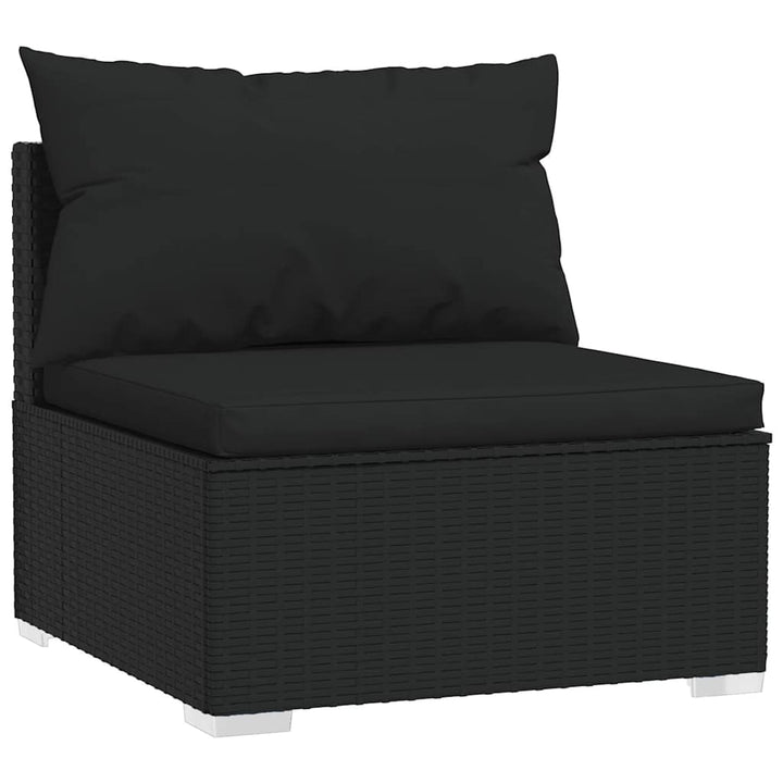 Loungegrupp För Trädgården Med Dynor 4 Delar Konstrotting
