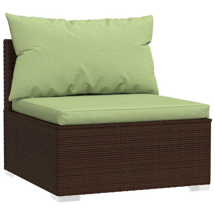 Soffa Med Dynor Konstrotting Brun