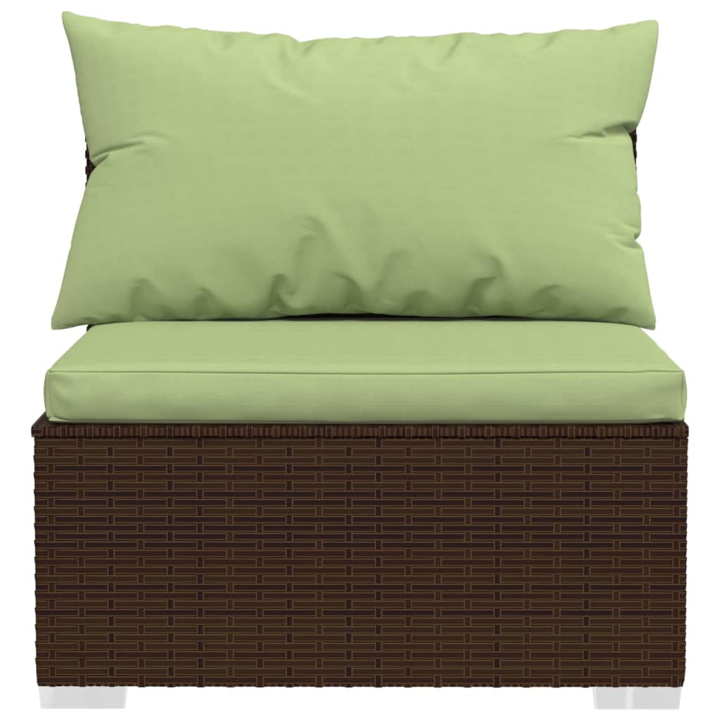 Soffa Med Dynor Konstrotting Brun