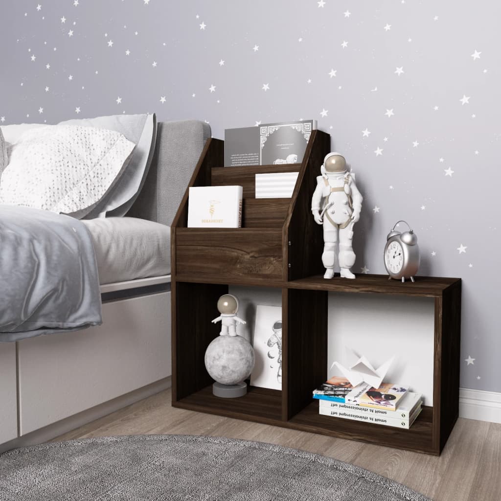 Tidningsställ För Barn 71X30X78,5 Cm Konstruerat Trä
