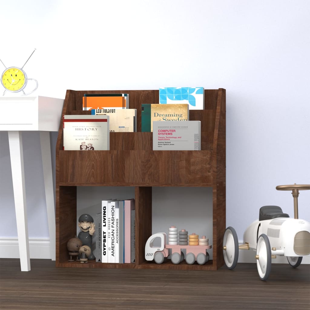 Tidningsställ För Barn 71X30X78,5 Cm Konstruerat Trä