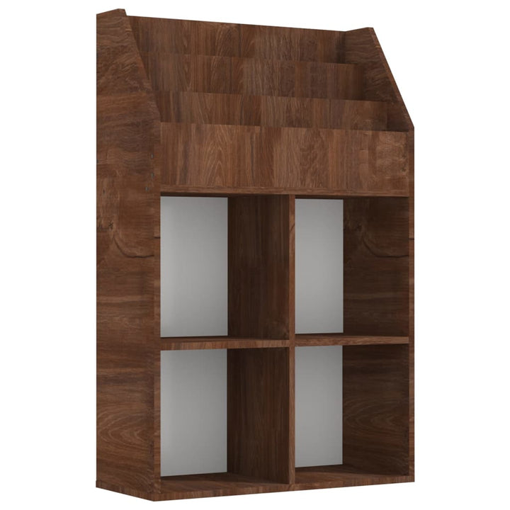 Tidningsställ För Barn 71X30X114 Cm Konstruerat Trä