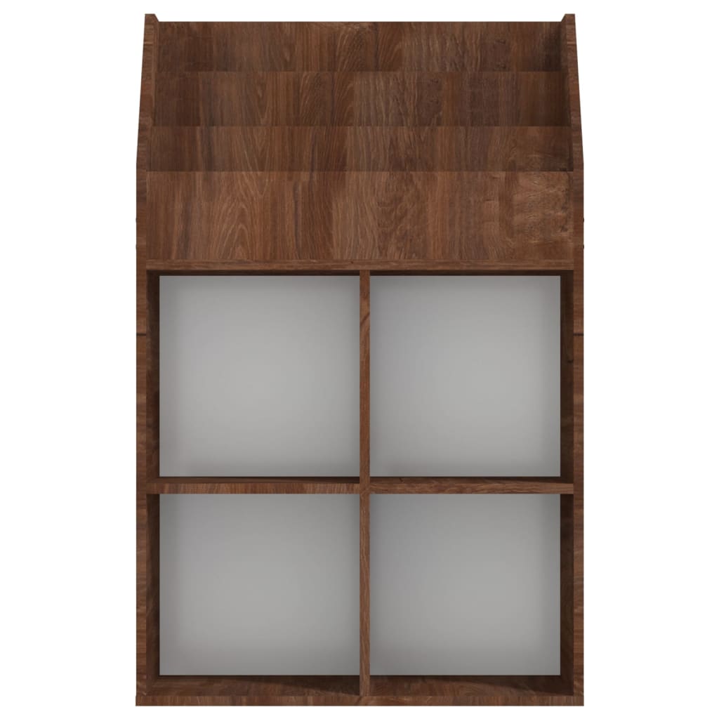 Tidningsställ För Barn 71X30X114 Cm Konstruerat Trä