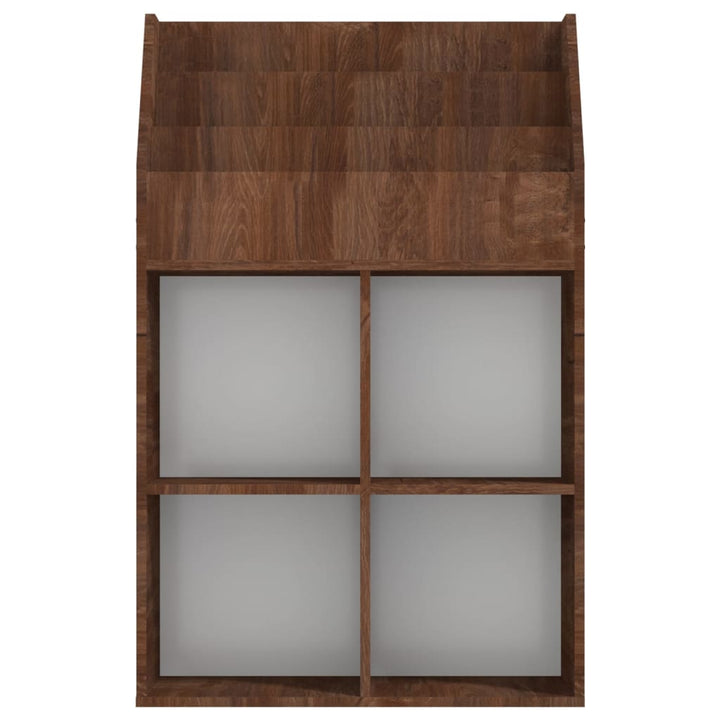 Tidningsställ För Barn 71X30X114 Cm Konstruerat Trä