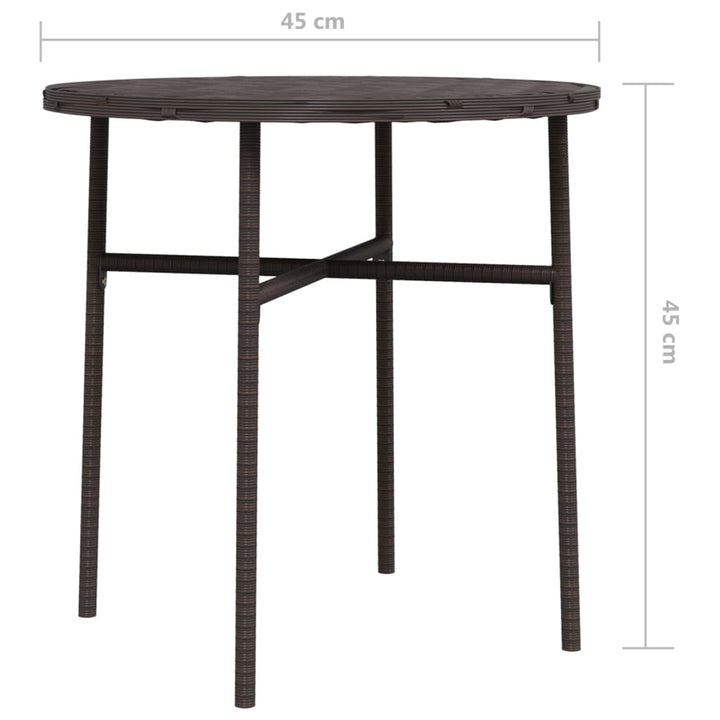 Trädgårdsbord 45 Cm Konstrotting