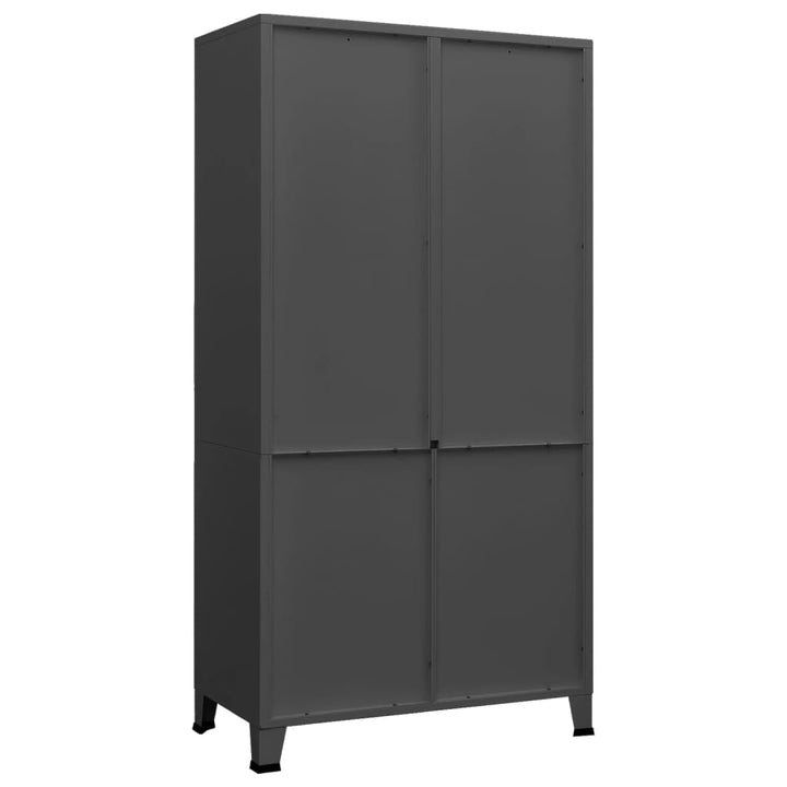 Garderob Industriell 90X50X180 Cm Metall
