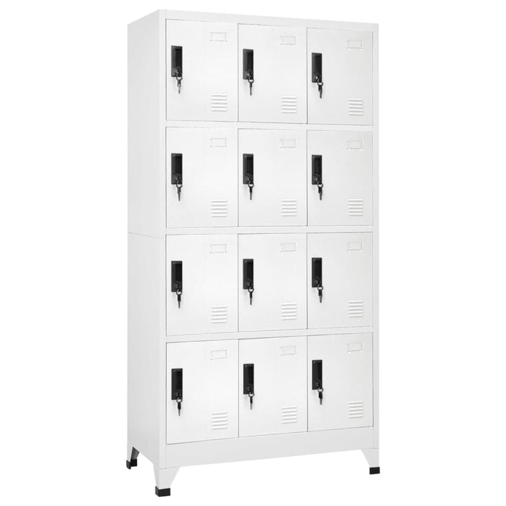 Förvaringsskåp Antracit Och Röd 90X40X180 Cm Stål