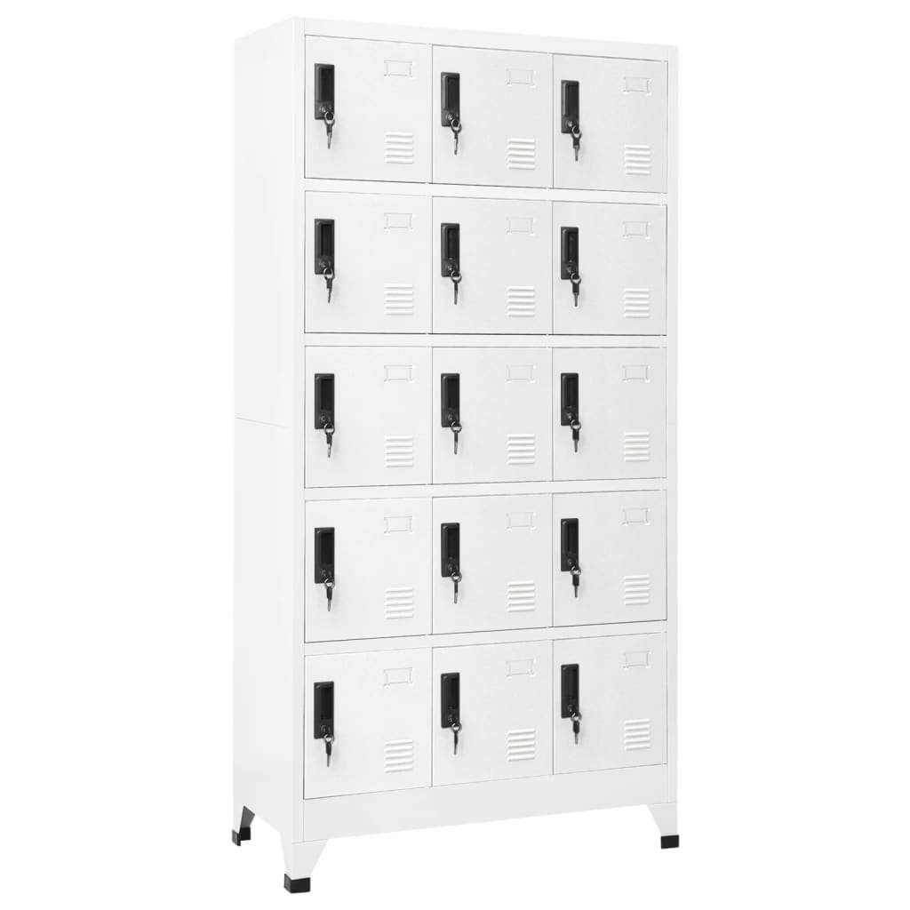 Förvaringsskåp Antracit Och Röd 90X40X180 Cm Stål