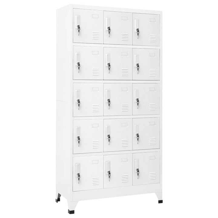 Förvaringsskåp Antracit Och Röd 90X40X180 Cm Stål