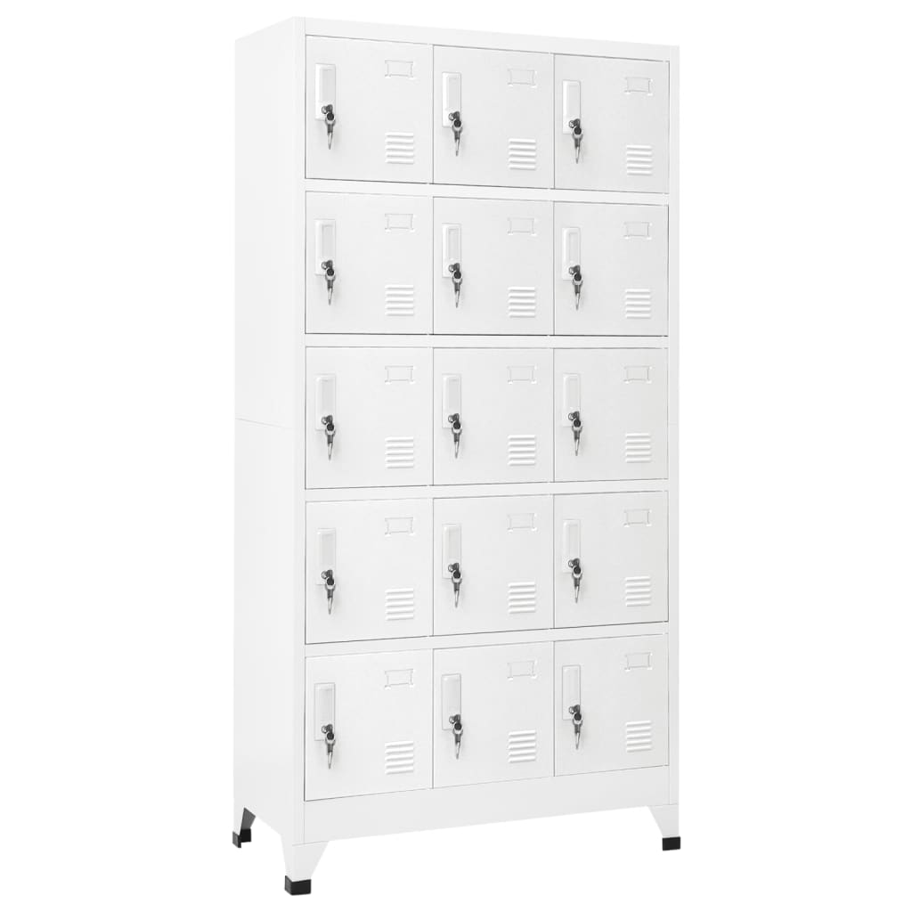 Förvaringsskåp Antracit Och Röd 90X40X180 Cm Stål