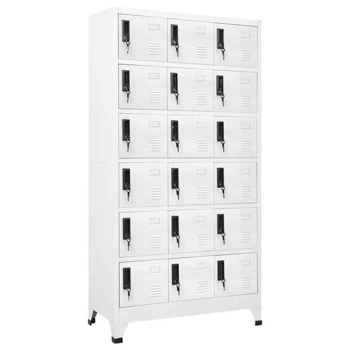 Förvaringsskåp Antracit Och Röd 90X40X180 Cm Stål