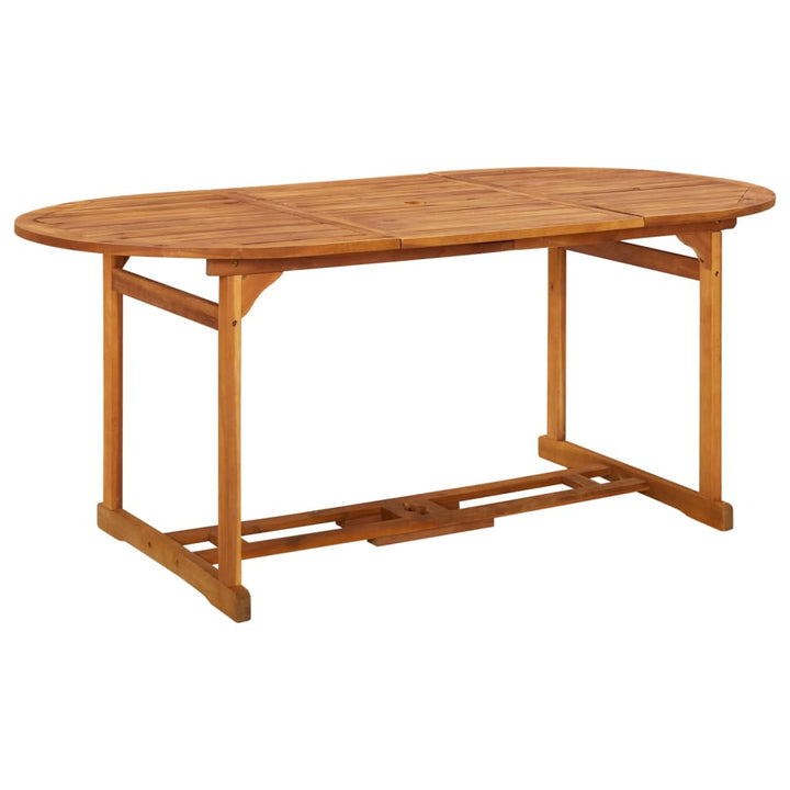 Matgrupp För Trädgården 9 Delar 180X90X75 Cm Massivt Akaciaträ